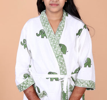 elephant parade kids bathrobe - focus