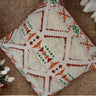 geometric tufted cushion cover 16 X 16 upper view