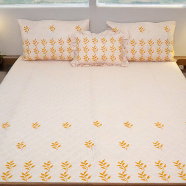 preach embroidered 4 piece bedcover set - front view